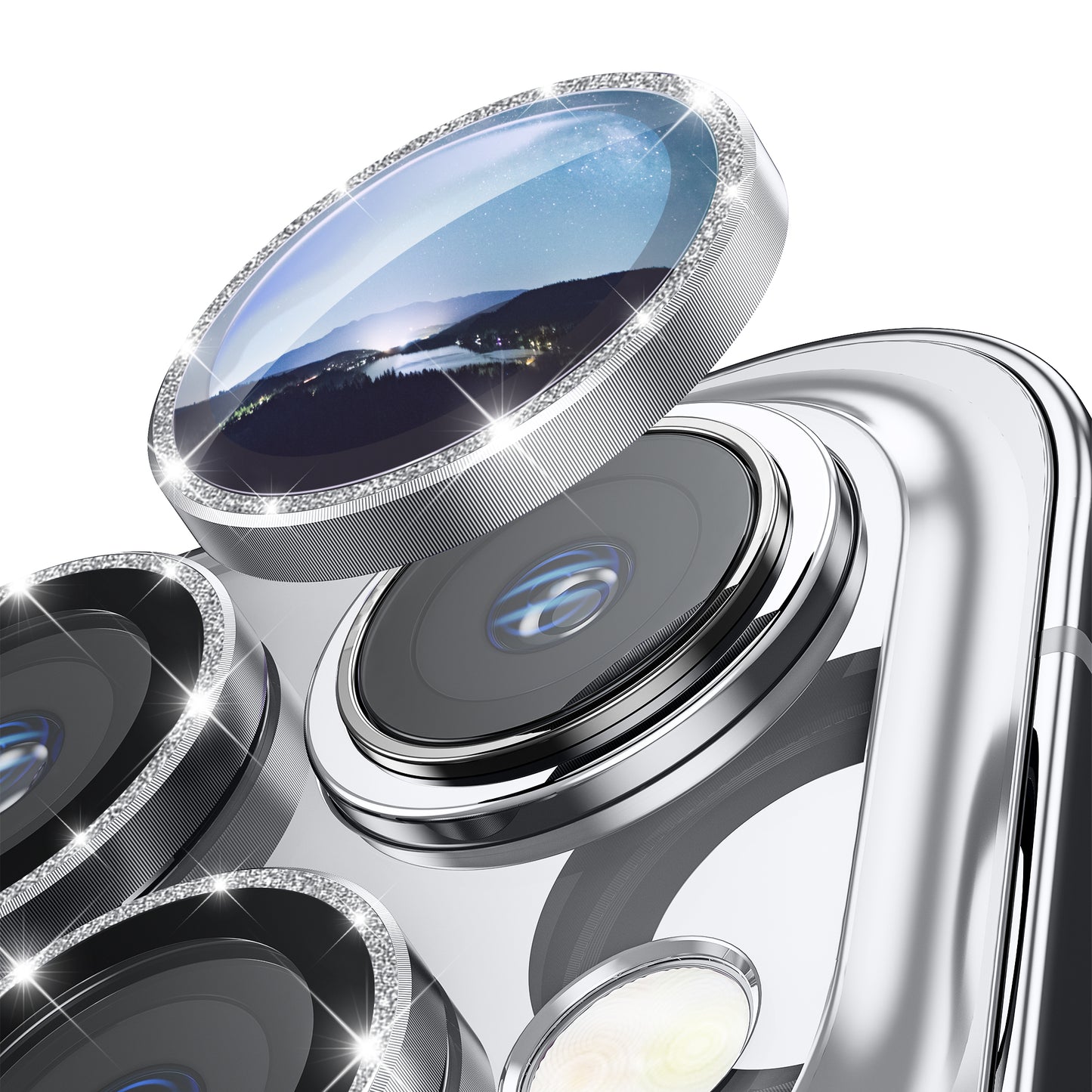 Hoerrye iPhone 14 Pro Max & iPhone 14 Pro Camera Lens Protector - Bling
