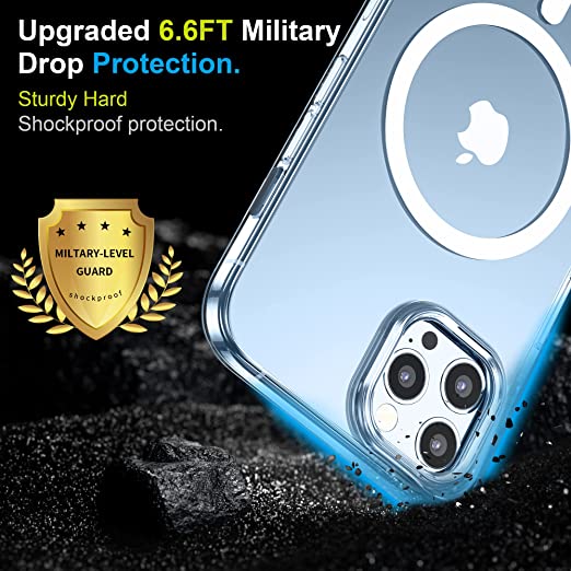 Hoerrye iPhone 13 Pro Case -Crystal Clear