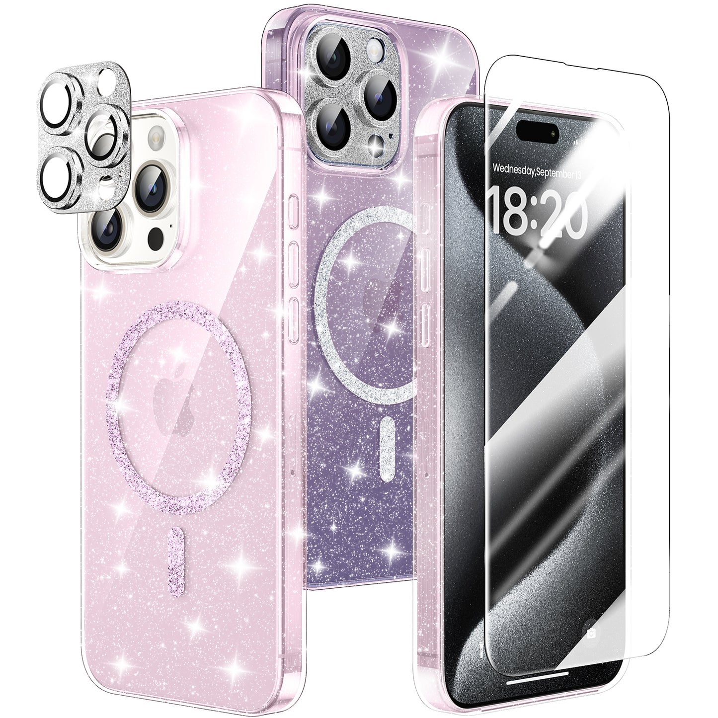 Hoerrye for iPhone 15 Pro Max Case for Women [Compatiable with MagSafe Hoerrye for iPhone 15 Pro Max Case for Women [Compatiable with MagSafe